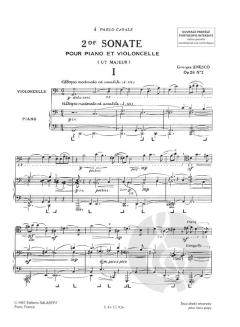 Deuxieme Sonate, Op. 26 Nr. 2, En Ut Majeur von George Enescu 