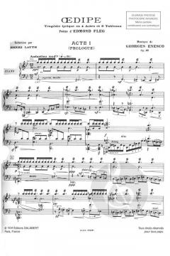 Oedipe, Op. 23 von George Enescu 