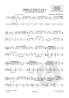 Disco Toccata Clarinette et Violoncelle (Guillaume Connesson) 