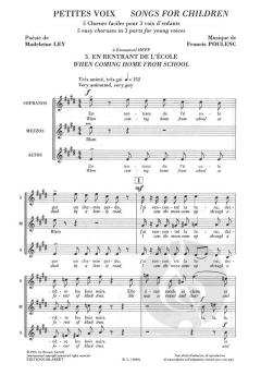 Petites Voix (Francis Poulenc) 