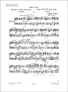 Troisieme Sonate, in Re Majeur von George Enescu 