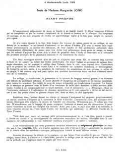 Petite Methode De Piano von Lois Long 