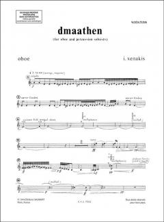 Dmaathen Hautbois et Percussion (Iannis Xenakis) 