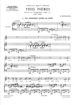 Melodies et Chansons Integrale von Arthur Honegger 