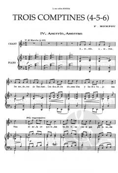 Melodies et Chansons Col. Xxe Siecle von Federico Mompou 