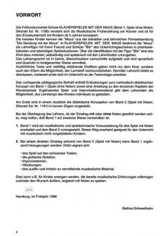 Klavierspielen mit der Maus Band 1 (pädagogisches Begleitheft) von Bettina Schwedhelm im Alle Noten Shop kaufen