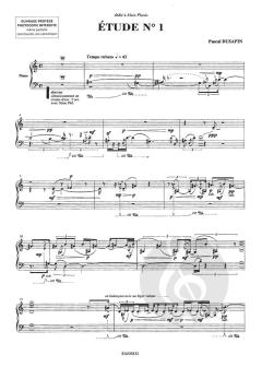 Etudes pour Piano von Pascal Dusapin 