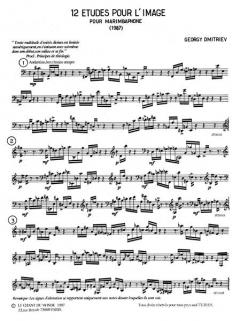 12 Etüden von Georgi Dmitrijew für Marimba im Alle Noten Shop kaufen