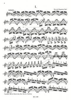 24 Capricen für Violine solo von Niccolò Paganini im Alle Noten Shop kaufen