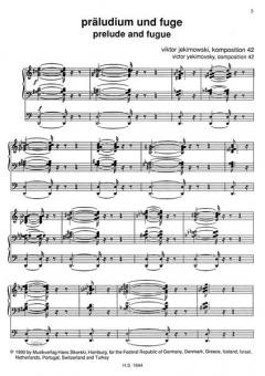 Präludium und Fuge / Passacaglia von Jekimowski & Knaifel 