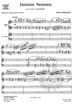 Fantaisie Pastorale von Darius Milhaud für 2 Klaviere im Alle Noten Shop kaufen