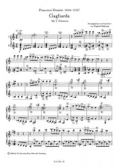 Gagliarda a-moll von Francesco Durante 