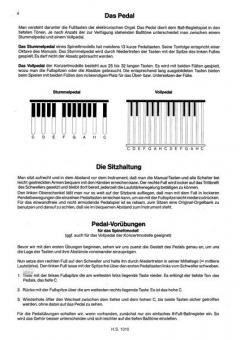 Das Pedalspiel auf der elektronischen Orgel von Willi Nagel im Alle Noten Shop kaufen