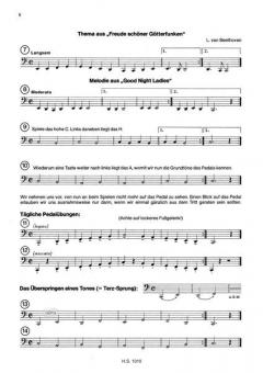 Das Pedalspiel auf der elektronischen Orgel von Willi Nagel im Alle Noten Shop kaufen