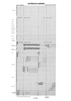 Architectura caelestis von Manfred Trojahn für Frauenstimmen und großes Orchester im Alle Noten Shop kaufen (Partitur)