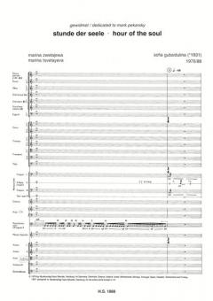 Stunde der Seele von Sofia Gubaidulina 