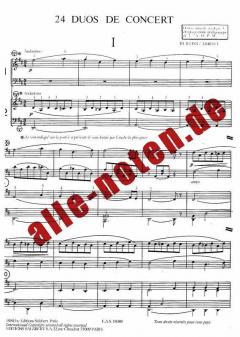 24 Duos de Concert von Alain Abbott 