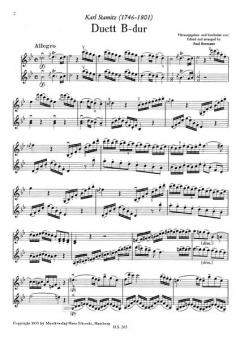 Duett B-Dur von Carl Stamitz für 2 Violinen im Alle Noten Shop kaufen