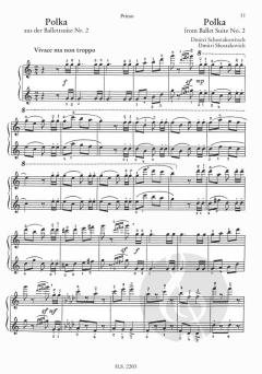 Walzer und Polka von Dmitri Schostakowitsch für Klavier vierhändig im Alle Noten Shop kaufen