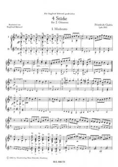 4 Stücke von Friedrich Gaitis 