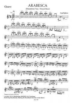 Arabesca (Orientalischer Tanz) und Aires Regionales (Fantasie) von Angel Barja Iglesias 