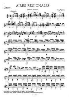 Arabesca (Orientalischer Tanz) und Aires Regionales (Fantasie) von Angel Barja Iglesias 