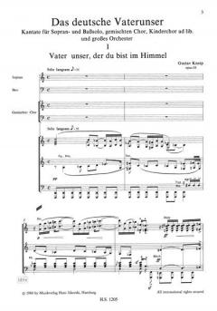 Das Deutsche Vaterunser op. 55 (Gustav Kneip) 