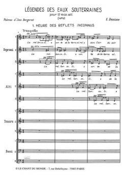 Légendes des eaux souterraines (Edison Wassiljewitsch Denisow) 
