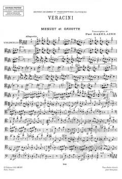 Menuet et Gavotte von Francesco Maria Veracini 