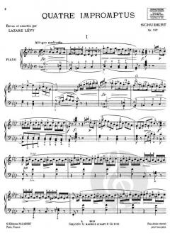 4 Impromptus Op.142 von Franz Schubert 