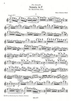 Sonate in F (Hans Chemin-Petit) 