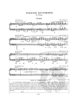 Pieces Diverses, Op. 49-60-57-43 von Frédéric Chopin 