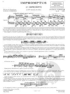 Impromptus (Fantaisie-Impromptu) von Frédéric Chopin 
