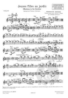 Jeunes Filles Au Jardin von Federico Mompou 