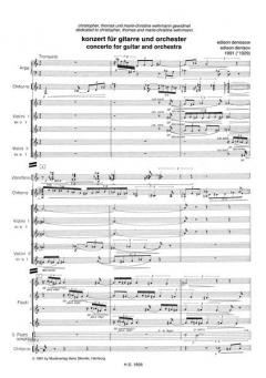 Konzert von Edison Wassiljewitsch Denisow für Gitarre und Orchester im Alle Noten Shop kaufen