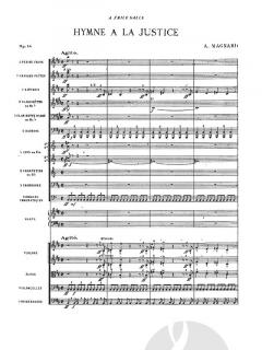 Hymne A La Justice op. 14 von Albéric Magnard 