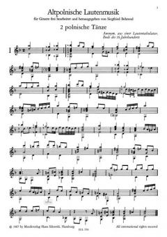 Alte europäische Lautenmusik für Gitarre Heft 6 