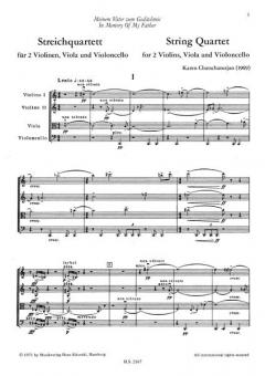 Streichquartett von Karen Surenowitsch Chatschaturjan im Alle Noten Shop kaufen