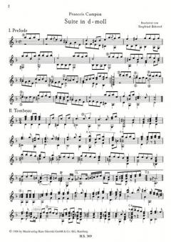 Suite d-moll von Francois Campion 