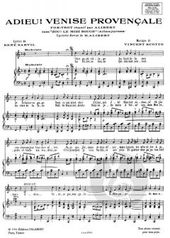 Adieu! Venise Provencale von Vincent Scotto 