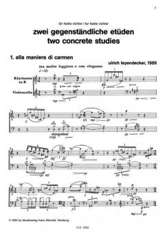 2 gegenständliche Etüden (Ulrich Leyendecker) 
