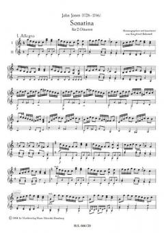 Sonatina C-Dur von John Paul Jones 