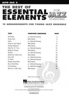 The Best Of Essential Elements For Jazz Ensemble (M. Steinel) 