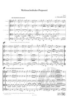 Weihnachten für Streichquartett von Alexander Graf im Alle Noten Shop kaufen