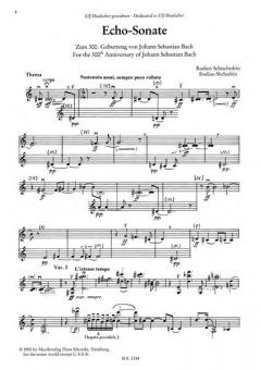 Echo-Sonate von Rodion Konstantinowitsch Schtschedrin für Violine solo im Alle Noten Shop kaufen