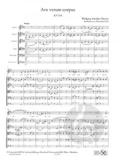 Ave verum corpus/Agnus Dei aus KV 317 (W.A. Mozart) 