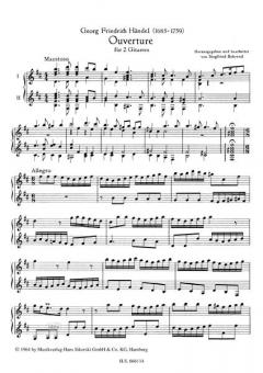 Ouvertüre h-moll von Georg Friedrich Händel 