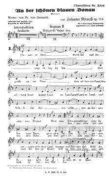 An der schönen blauen Donau (Johann Strauss (Sohn)) 