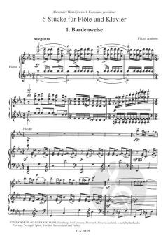 6 Stücke von Fikret Amirov für Flöte und Klavier im Alle Noten Shop kaufen