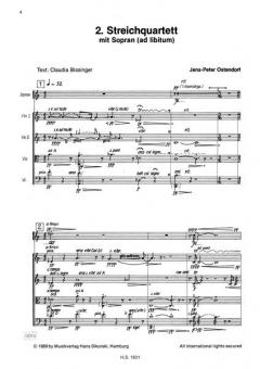 2. Streichquartett von Jens-Peter Ostendorf im Alle Noten Shop kaufen